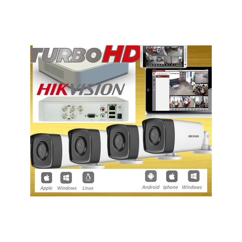 SET-4-HIKVISION-5MP-THD-DS-2CE17H0T-IT3F-UHD-IR40m SET-4-HIKVISION-5MP-THD-DS-2CE17H0T-IT3F-UHD-IR40m