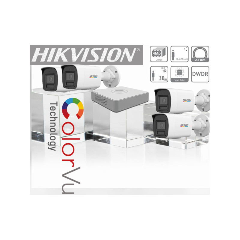 SET-4-HIKVISION-4MP-IP-ColorVu-smart hybrid-DS-2CD1047G2H-LIU-UHD2K... SET-4-HIKVISION-4MP-IP-ColorVu-smart hybrid-DS-2CD1047G2H-LIU-UHD2K...